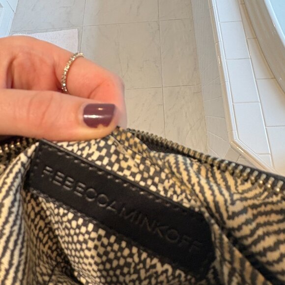 Rebecca Minkoff All Black Leather Mini Mac Bag - Picture 5 of 7